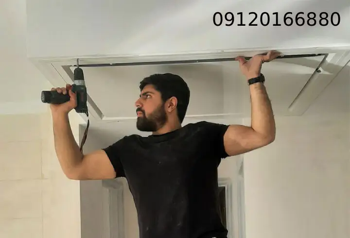 نصب دریچه داکت اسپلیت